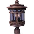 Maxim Lighting Santa Barbara 16 Inch Tall 3 Light Outdoor Post Lamp - 40036CDSE