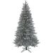 7.5 ft. Pre-Lit Crystal Silver Metallic Tree