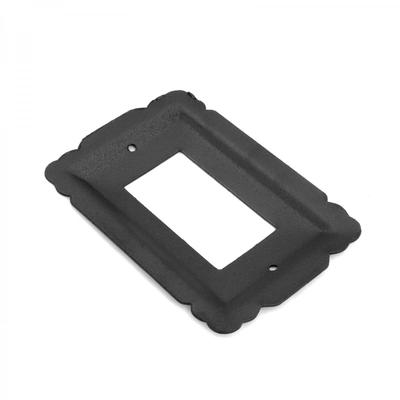 Switchplate Black Steel SIngle GFI RSF Renovators Supply