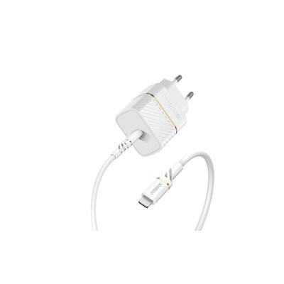 Otterbox Wand-Ladegerät mit Lightning auf USB-C Kabel | 20W | 1M | weiß | Fast Charge