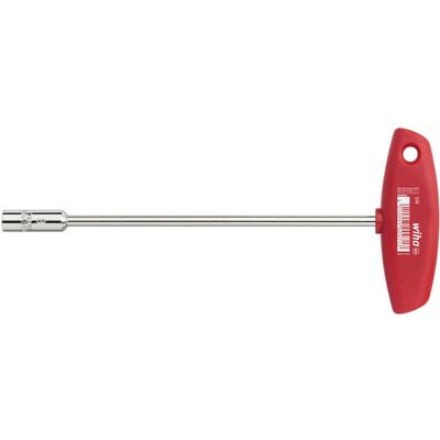 Steckschlüssel mit Quergriff Sechskant glanzvernickelt 10,0 mm (00977) - Wiha Image