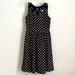 Kate Spade Dresses | Kate Spade Polka Dot Knee Length Pocket Dress - Black & Cream | Color: Black/Cream | Size: 2