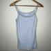 American Eagle Outfitters Tops | American Eagle Size Medium Gray Camisole With Silver Gems Jewels On Straps | Color: Gray/Silver | Size: M