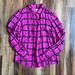 J. Crew Tops | J.Crew Window Pane Pink Silk Button Down | Color: Black/Pink | Size: 6