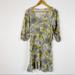 Anthropologie Dresses | Anthropologie Puella Green & Gray Floral Print Dress | Color: Gray/Green | Size: M