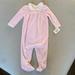 Ralph Lauren One Pieces | Nwt! Ralph Lauren Baby Girls Striped One Piece | Color: Pink/White | Size: 9mb