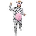 Funidelia | Cow Costume for men and women Animals, Farm - Costume for adults accessory fancy dress & props for Halloween, carnival & parties - Size S - M - White