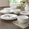 Lark Manor™ Yamna 12 Piece Dinnerware Set, Service for 4 Ceramic/Earthenware/Stoneware in White | Wayfair B7C7057085B34AFEBD672BFA1A547C77