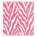 Pink/White 108 x 108 x 0.5 in Living Room Area Rug - Pink/White 108 x 108 x 0.5 in Area Rug - Everly Quinn Zebra Light Pink Area Rug For Living Room, Dining Room, Kitchen, Bedroom, , Made In USA | Wayfair