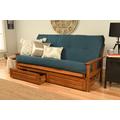 Monterey Frame - Barbados Finish - Suede Blue Mattress - Storage Drawers - Kodiak Furniture KFMODBBSNVYLF5MD4