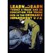 Buyenlarge 'Learn & Earn' by Charles Buckles Falls Vintage Advertisement in Black/Blue/Green | 36 H x 24 W x 1.5 D in | Wayfair 0-587-21510-0C2436