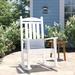 Lark Manor™ Aiyanna Outdoor Potwin Rocking Plastic Chair in Pink/Blue/White | 41.7 H x 25.2 W x 33.9 D in | Wayfair