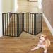 Tucker Murphy Pet™ Foldable Free Standing Pet Gate Wood (a more stylish option) in Gray | 31.9 H x 72.4 W x 0.8 D in | Wayfair