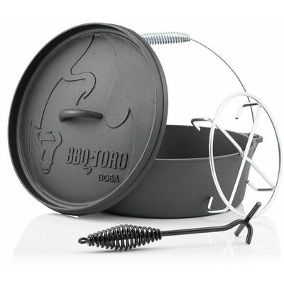 Dutch Oven DO6AX, 5,5 l Alpha Gusseisen Kochtopf, Gusstopf - Bbq-toro Image