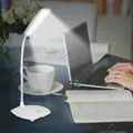 Lampe de Table LED Rechargeable par USB à Intensité Réglable Pliable Rotative Joli Tactile pour