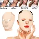 Masque facial 3D réutilisable pour femmes respirant amincissant spoant en V lifting complet