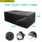 Juste de Protection Imperméable pour Meubles de Jardin, Couverture Anti-Poussière pour Chaise,