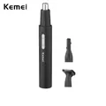 Kemei tondeuse à sourcils et barbe Portable pour hommes et femmes 3 en 1 rechargeable par Micro USB