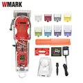 WMARK – tondeuse à cheveux professionnelle Rechargeable sans fil 2600mAh NG-407 avec support de