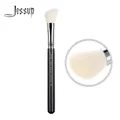 Jessup – brosse de maquillage pour joues outil de beauté des joues manche en bois à grand angle