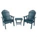 Yorkville 2 Deck Chairs with 1 Folding Side Table