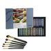 Rembrandt Royal Talens Soft Pastels Art Set 45 Full Sticks with 6 pc Petite Transitions Blending Brushes - Assorted Colors