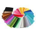 40 Assorted Colors 1MM Thick Small Felt Fabric Sheet Pieces Nonwoven Patchwork Sewing Felt Squares Pack for Kids Adult DIY Art Craft Project 40PCS