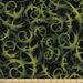 Vines Upholstery Fabric by the Yard Rhythmic Abstract Ivy Grape Leaves Print in Dark Tones Decorative Fabric for DIY and Home Accents 1 Yard Olive Green Dark Green by Ambesonne