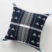 Anthropologie Accents | Anthropologie Embroidered Jodi Pillow - Navy | Color: Blue/White | Size: Os