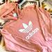 Adidas Tops | Adidas Hooded Sweatshirt | Color: Orange/Pink | Size: L