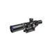 TruGlo Tru-Brite 1-6x24mm Rifle Scope 30mm Tube Illuminated Power Ring Duplex Mil-Dot Reticle with Mount Matte TG-TG8516TL