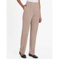 Blair Women's Double Knit Stitched Crease Pants - Tan - 3XL - Womens