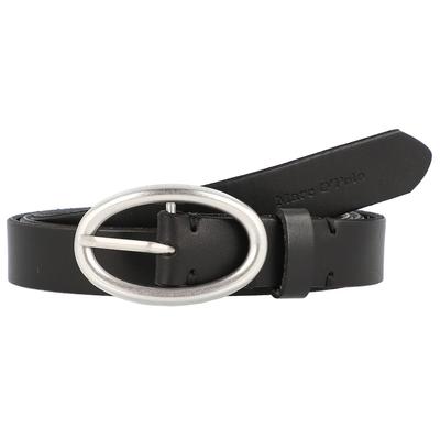 Marc O'Polo Elly Gürtel Leder 80 cm Schwarz Damen