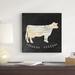 August Grove® La Vache Cameo Sq No Words Canvas | 20 H x 20 W x 1.25 D in | Wayfair 3FE291622F4A47CEBB975751852EB22F