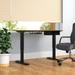 Upper Square™ Hanner Desk Wood/Metal in Black/Brown | 48 W x 24 D in | Wayfair A755F454CDD44421905086BA82EA1697
