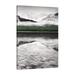 Loon Peak® "Waterfowl Lake Panel III BW w/ Color" Gallery Wrapped Canvas By Alan Majchrowicz Canvas in Gray/Green | 15 H x 10 W x 1.5 D in | Wayfair