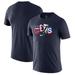 Men's Nike Navy Brooklyn Nets 2021/22 City Edition Essential Wordmark Collage T-Shirt