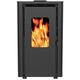 Poêle à granulés de bois 6.1kw noir - Supra - orphee 6 noir - noir