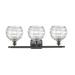 Innovations Lighting Bruno Marashlian Deco Swirl 26 Inch 3 Light Bath Vanity Light - 516-3W-BK-G1213-8