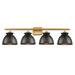 Innovations Lighting Bruno Marashlian Adirondack 38 Inch 4 Light Bath Vanity Light - 516-4W-OB-M14-BK