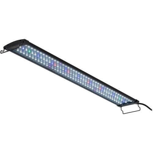 Aquarium LED-Beleuchtung Aquarium led Aquariumbeleuchtung Vollspektrum 90 cm - Silbern, Schwarz