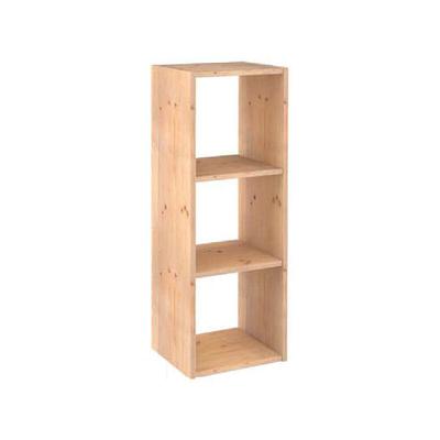 Scaffale negozio casa kit cubo 3 p. dinamic CM.33x36x105H legno chiaro Image