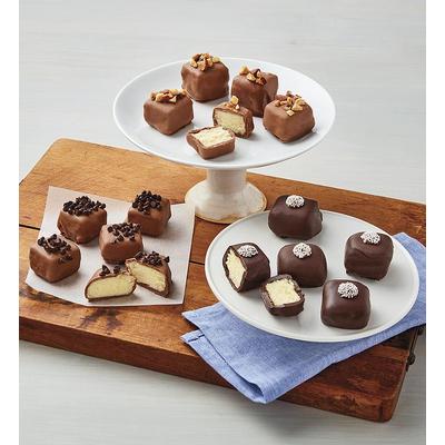 Chocolate-Dipped Cheesecake Bites, Pastries, Baked Goods Size Mini by Wolfermans