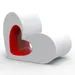 Vondom Agatha Kids Chair - 52001FP-White/Red