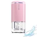 UpaClaire Ultrasonic Contact Lens Cleaner, Intelligent Cleaning Machine for Soft and Rigid (RGP) Contact Lenses (Pink)