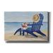 Highland Dunes Beach Chairs 2 by Stellar Design Studio - Wrapped Canvas Painting Metal in Blue | 40 H x 60 W x 1.5 D in | Wayfair