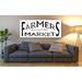 August Grove® Farmer's Market I by Cindy Jacobs - Wrapped Canvas Textual Art Canvas in White | 30 H x 60 W x 1.5 D in | Wayfair