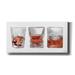 Red Barrel Studio® Bourbon Glasses 1 by Stellar Design Studio - Wrapped Canvas Painting Canvas, in Brown | 12 H x 24 W x 0.75 D in | Wayfair
