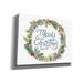 The Holiday Aisle® Merry Christmas Wreath by Diane Kater - Wrapped Canvas Graphic Art Canvas in Green | 16 H x 12 W x 1 D in | Wayfair