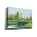 Red Barrel Studio® 'Tranquil Park I' By Tim O'toole, Canvas Wall Art, 40"X26" Canvas, Solid Wood in Blue/Green | 18 H x 26 W x 0.75 D in | Wayfair